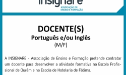 DOCENTE - PORTUGUS E/OU INGLS (m/f)