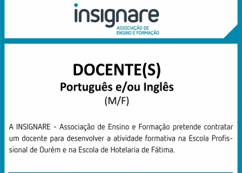 DOCENTE - PORTUGUS E/OU INGLS (m/f)