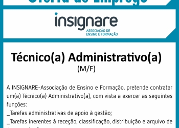 Tcnico(a) Administrativo(a) (m/f)