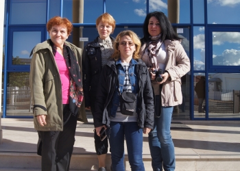 Grupo de professoras romenas em formao na Insignare