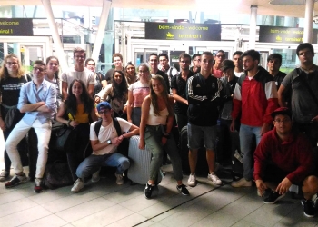 46 ALUNOS DA EPO E EHF REGRESSARAM A CASA DEPOIS DE 2 MESES DE ESTGIO NO ESTRANGEIRO