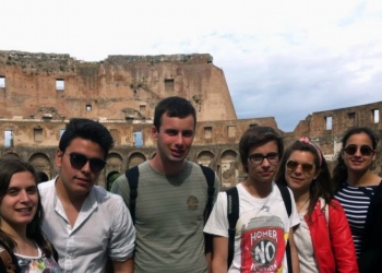 Alunos da EHF em visita a It�lia