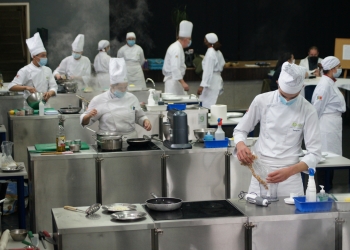 LIVE COOKING & BEVERAGE SERVICE + LIVE BAKERY  NA ESCOLA DE HOTELARIA DE FTIMA
