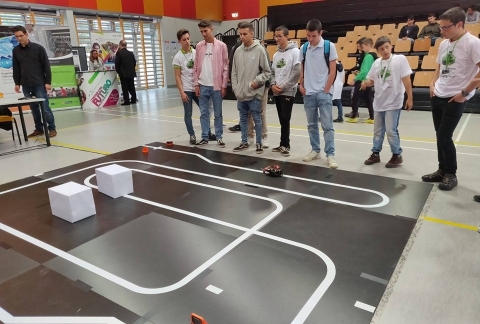 Escola Profissional de Ourém conquista lugares de destaque na Competição de Robótica do Politécnico de Tomar. 